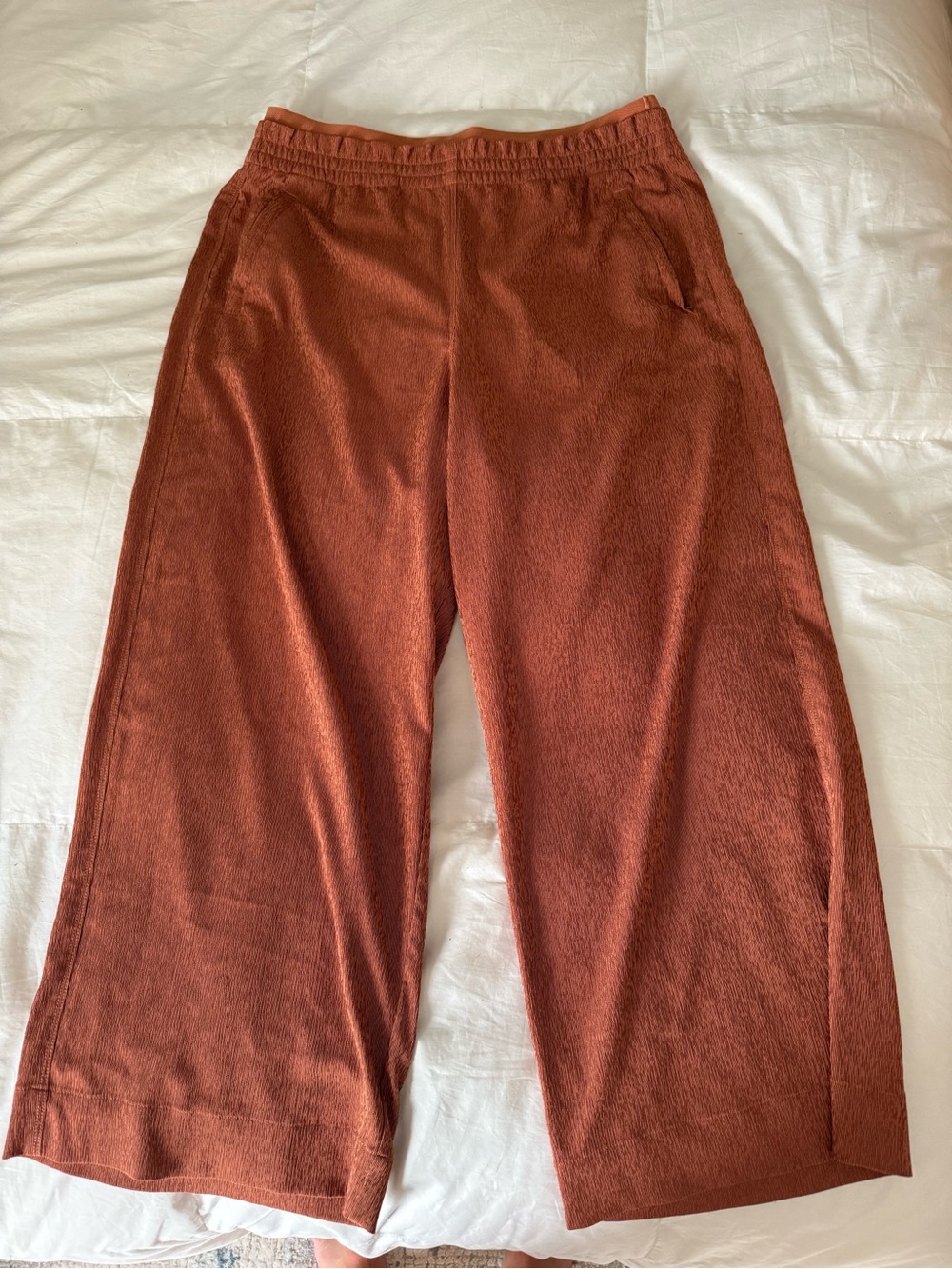 Athletes Echo Wide Leg Size 12 in Sunbaked Clay